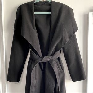 Long Black Trench Coat